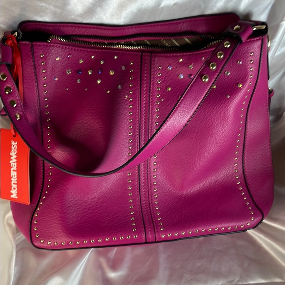 Montana West Pink Studded Women's Bag
